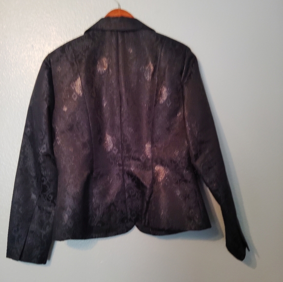 Kat Unger New York Sequined Blazer Jacket Size 12 - Picture 4 of 16